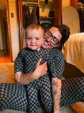 Grey Checkered Bamboo Jammies