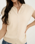 Knit Top Cap Sleeve